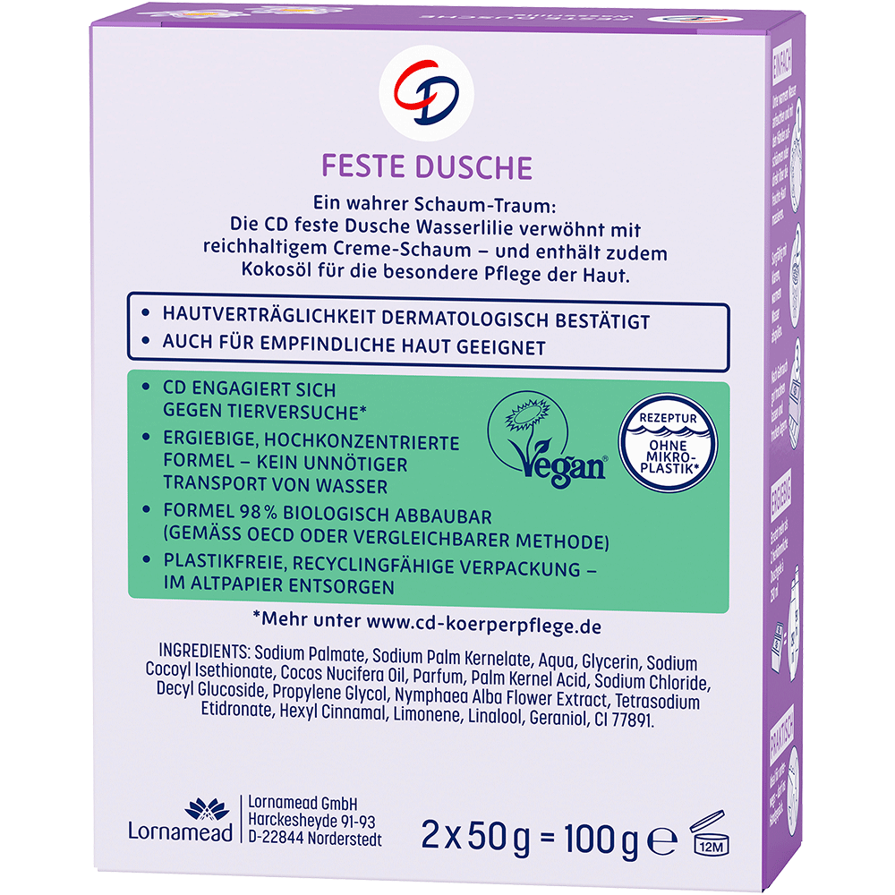 Bild: CD Schaumtraum Feste Dusche