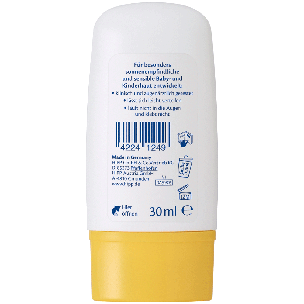 Bild: HiPP Babysanft Sonnencreme Gesicht LSF 50+
