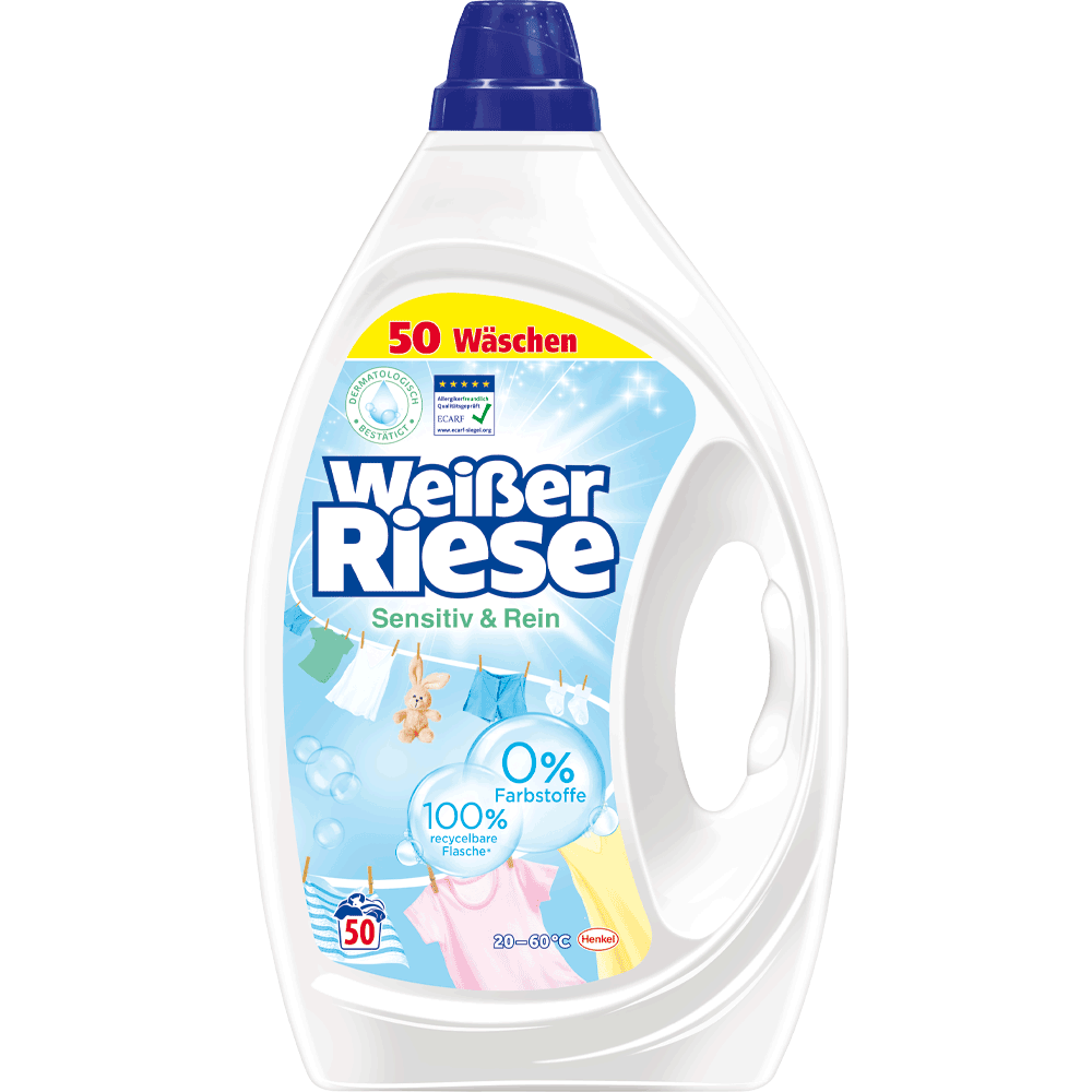 Bild: Weißer Riese Waschmittel Gel Sensitiv