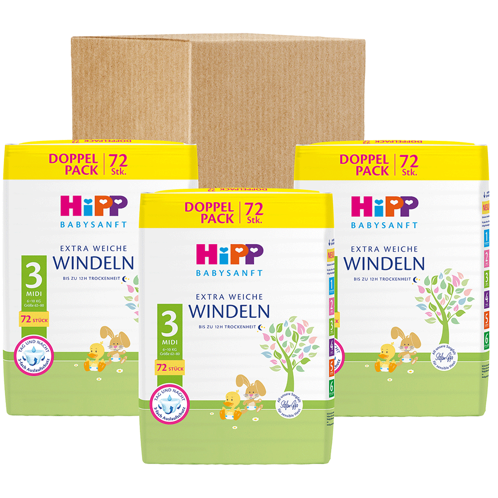 Bild: HiPP Vorratsbox Babysanft Windeln Gr. 3