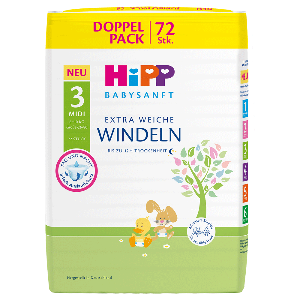 Bild: HiPP Vorratsbox Babysanft Windeln Gr. 3