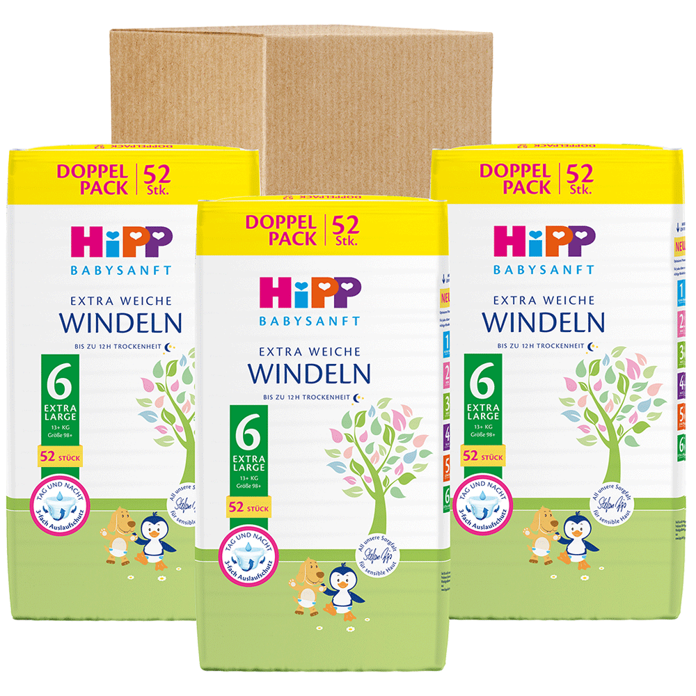 Bild: HiPP Vorratsbox Babysanft Windeln Gr. 6