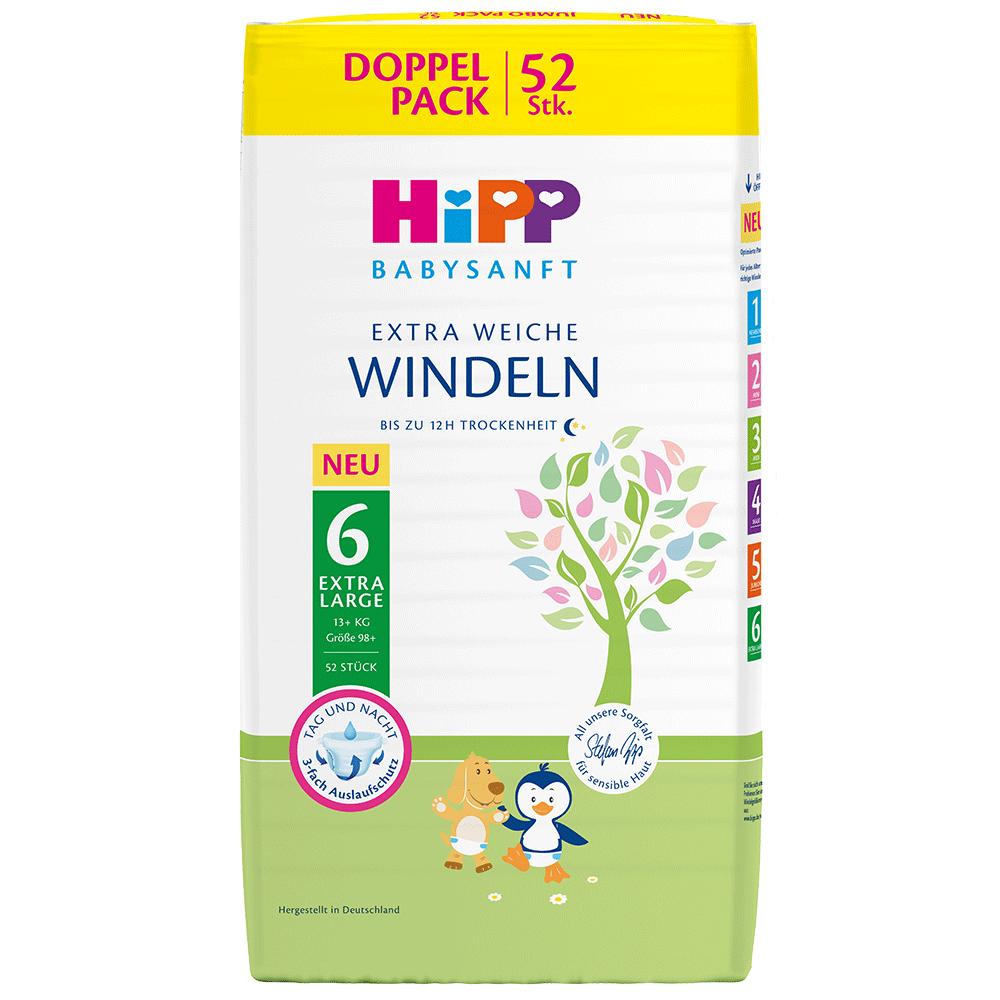Bild: HiPP Vorratsbox Babysanft Windeln Gr. 6