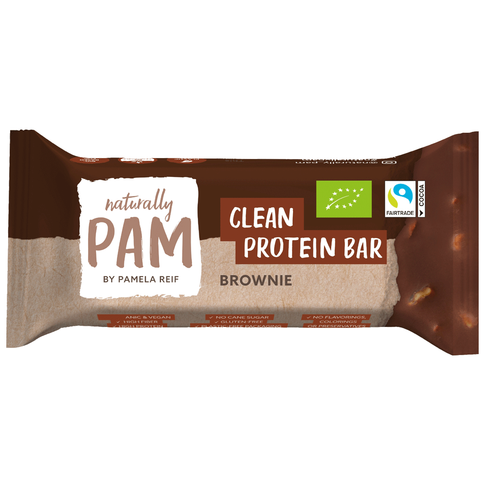 Bild: Naturally PAM by Pamela Reif Proteinriegel Brownie