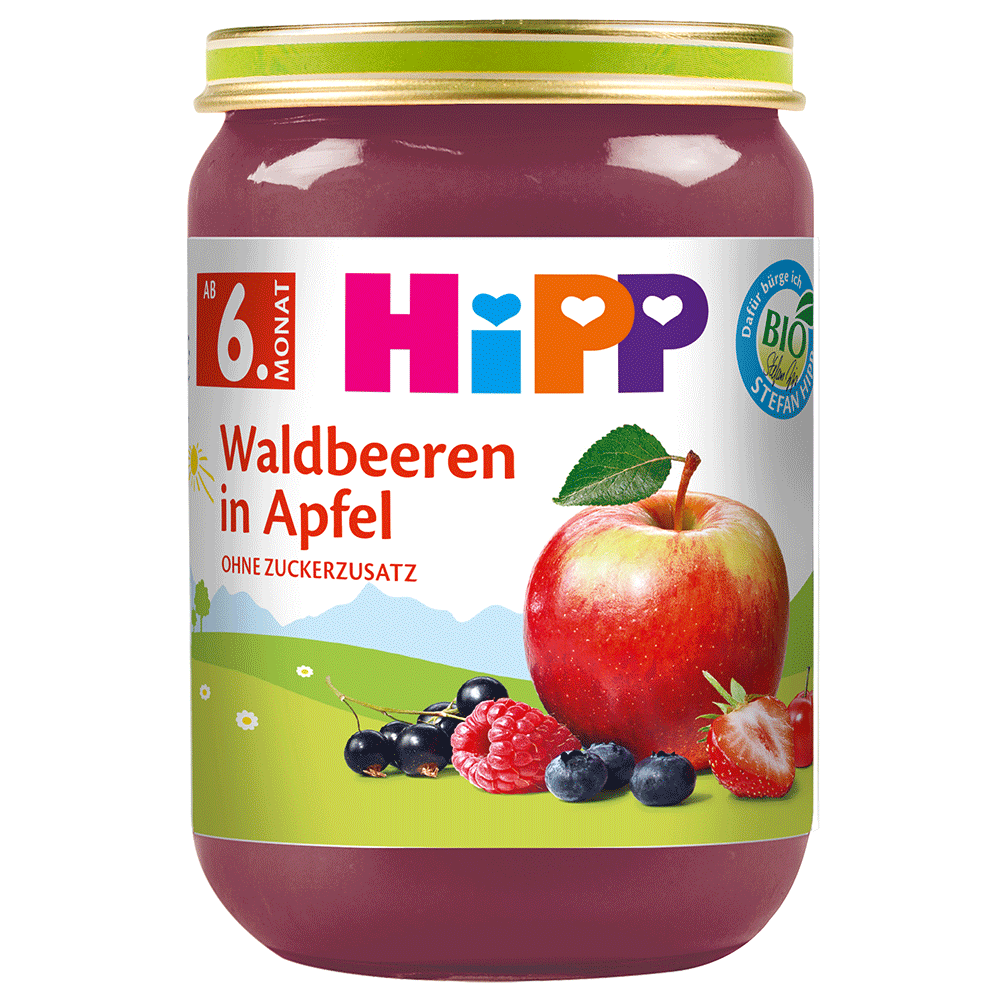Bild: HiPP Waldbeeren in Apfel