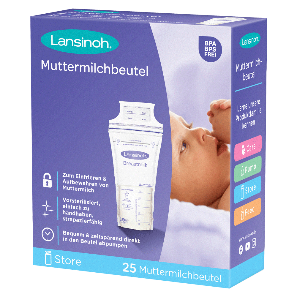 Bild: Lansinoh Muttermilchbeutel
