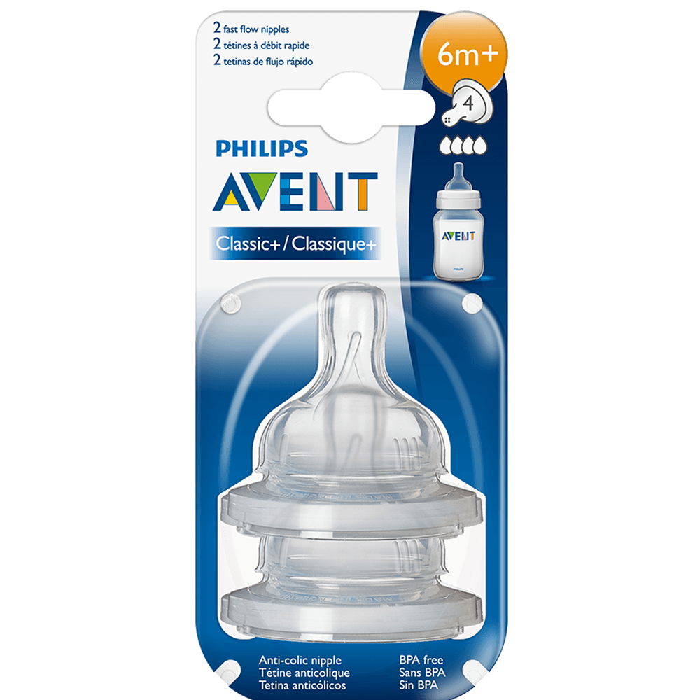 Bild: PHILIPS AVENT Sauger Vierloch,6 Monate+