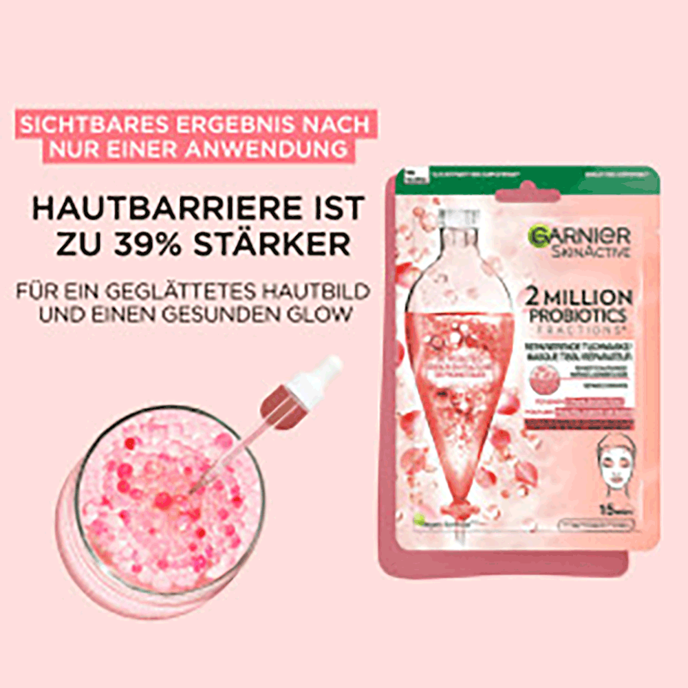 Bild: GARNIER Tuchmaske Skinactive Probiotik
