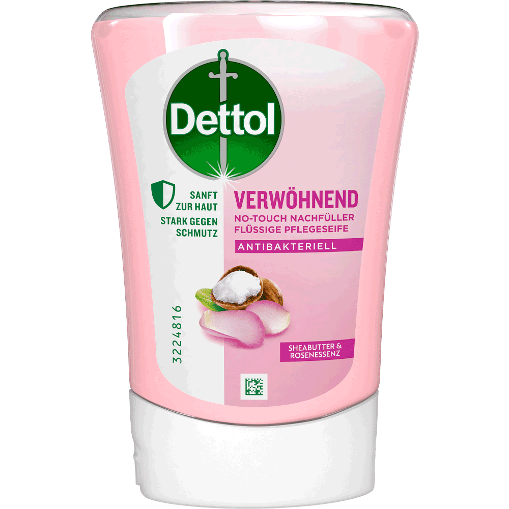Bild: Dettol No-Touch Nachfüllung Sheabutter & Rosenessenz