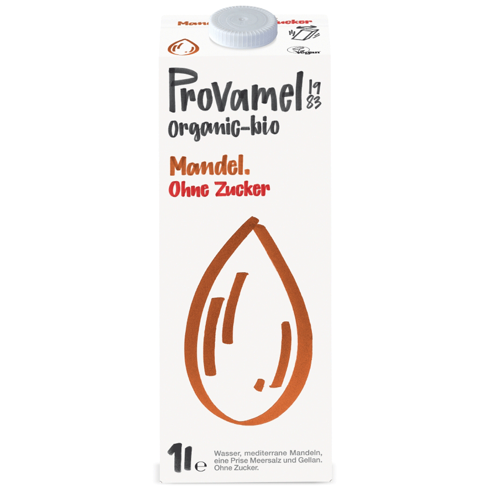 Bild: Provamel Mandeldrink ohne Zucker