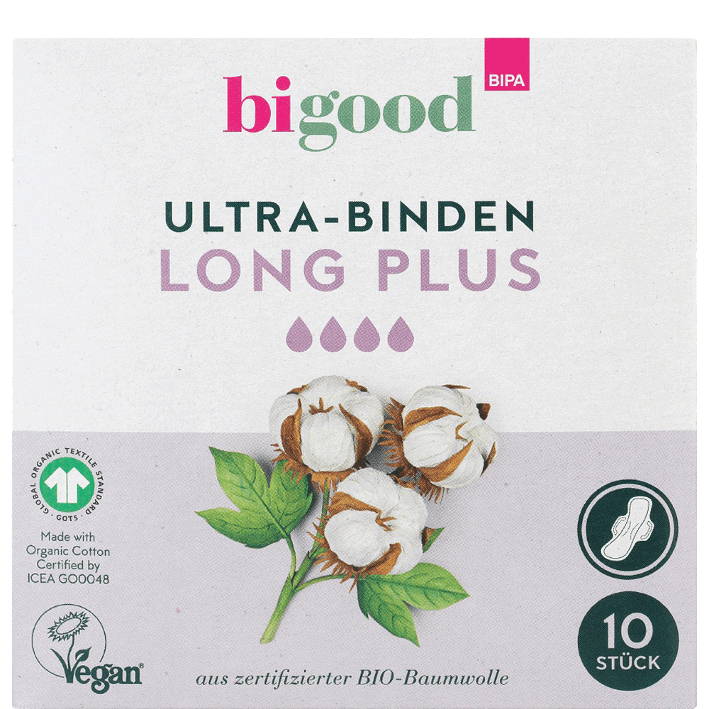 Bild: bi good Ultra-Binde Long Plus