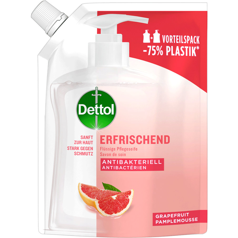 Bild: Dettol Flüssigseife Nachfüllung Grapefruit