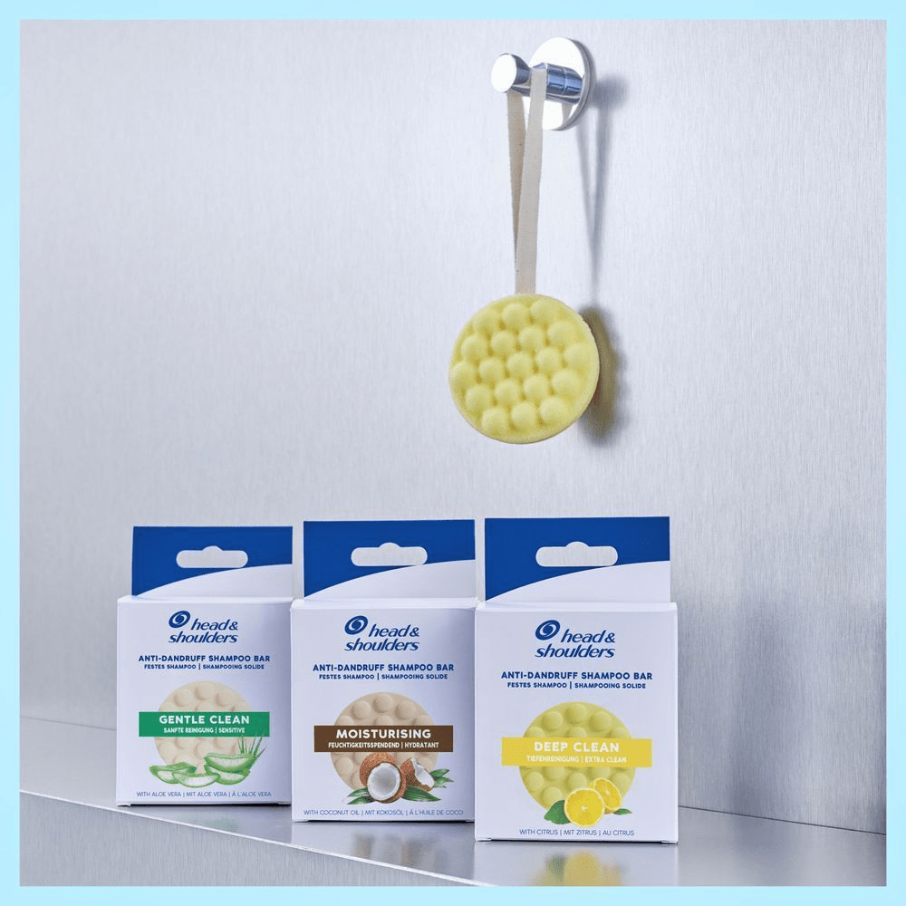 Bild: head & shoulders Tiefenreinigung Festes Anti-Schuppen Shampoo mit Zitrus