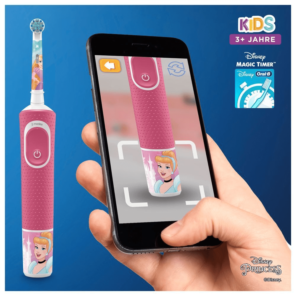 Bild: Oral-B Kids Prinzessin Elektrische Kinderzahnbürste, Rosa