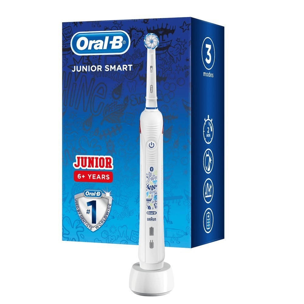 Bild: Oral-B Junior Elektrische Kinderzahnbürste, Weiß