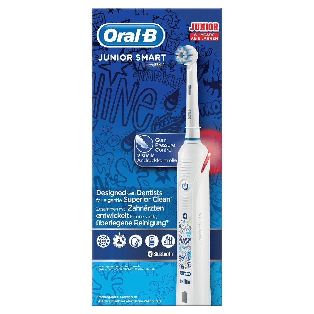 Bild: Oral-B Junior Elektrische Kinderzahnbürste, Weiß
