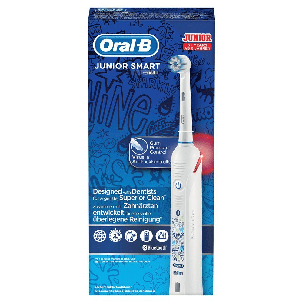 Bild: Oral-B Junior Elektrische Kinderzahnbürste, Weiß