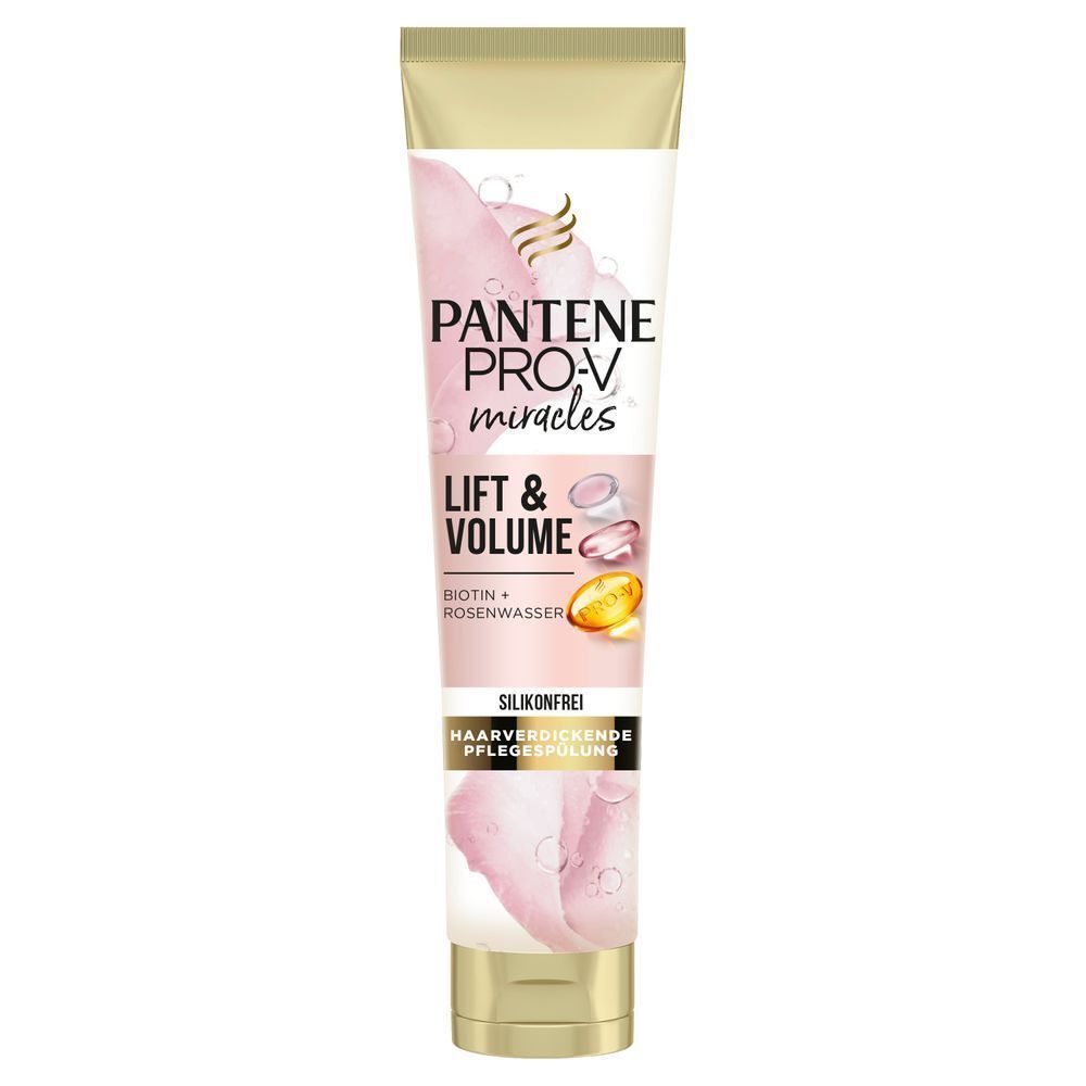 Bild: PANTENE PRO-V Lift & Volume Pflegespülung Mit Biotin + Rosenwasser