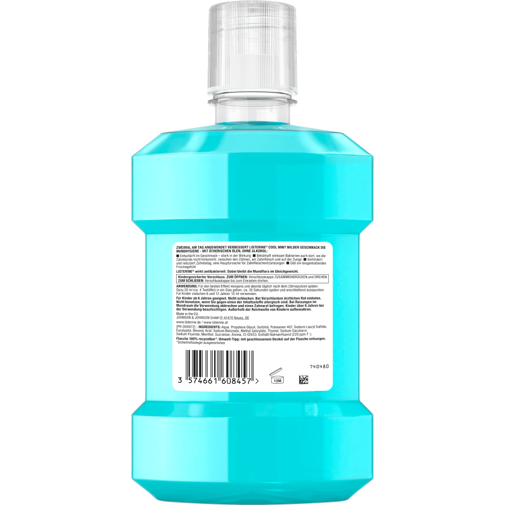 Bild: LISTERINE Mundspülung Cool Mint Mild Milder Geschmack