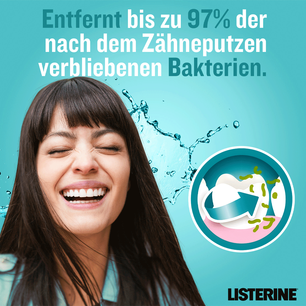 Bild: LISTERINE Mundspülung Cool Mint Mild Milder Geschmack