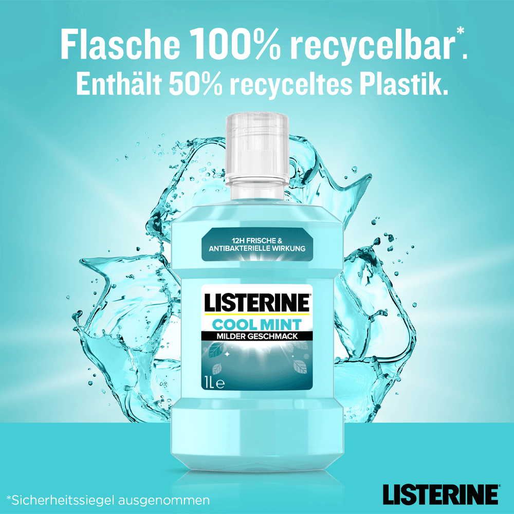 Bild: LISTERINE Mundspülung Cool Mint Mild Milder Geschmack