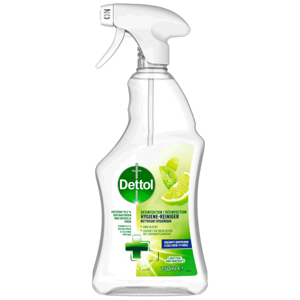 Bild: Dettol Desinfektions Reiniger Limetten und Minzduft
