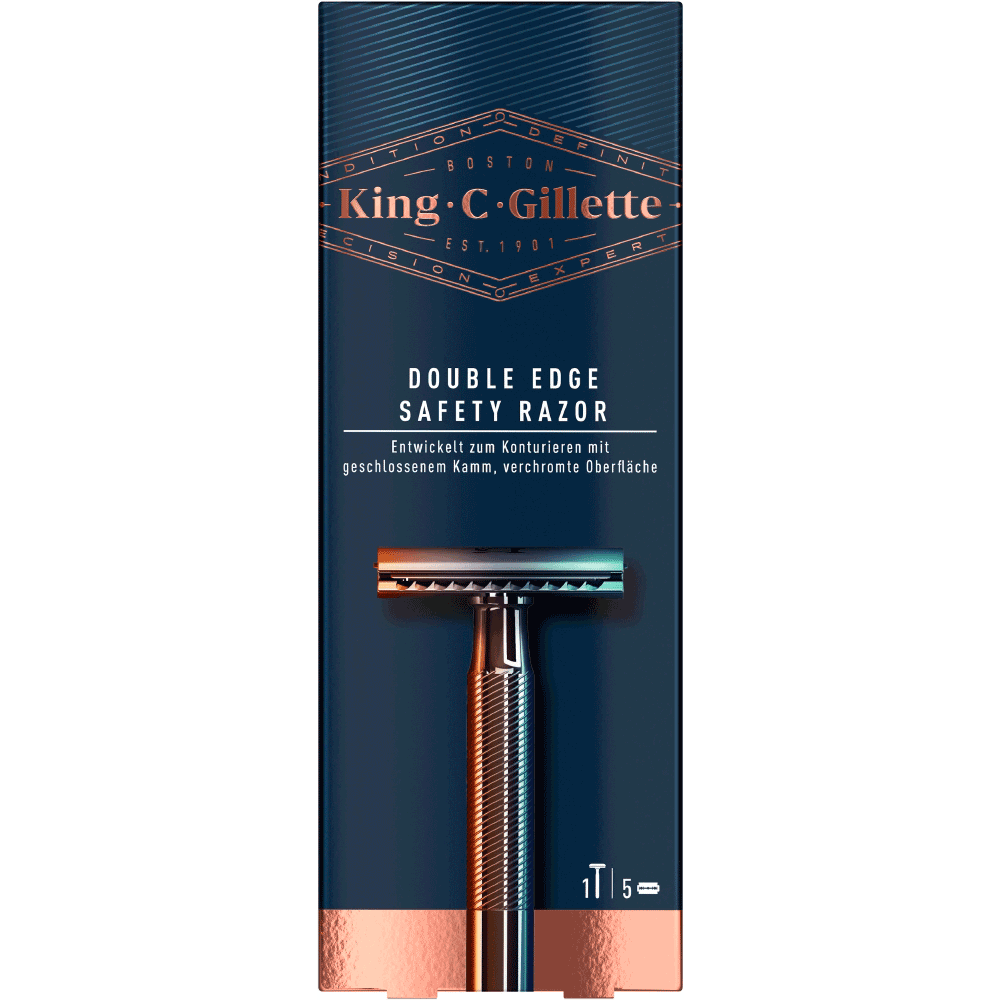 Bild: Gillette Rasierhobel mit sicherer Doppel-Schneidekante Rasierer