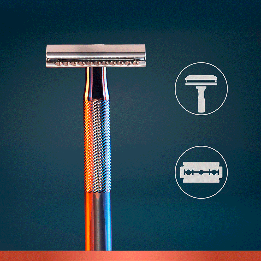 Bild: Gillette Rasierhobel mit sicherer Doppel-Schneidekante Rasierer