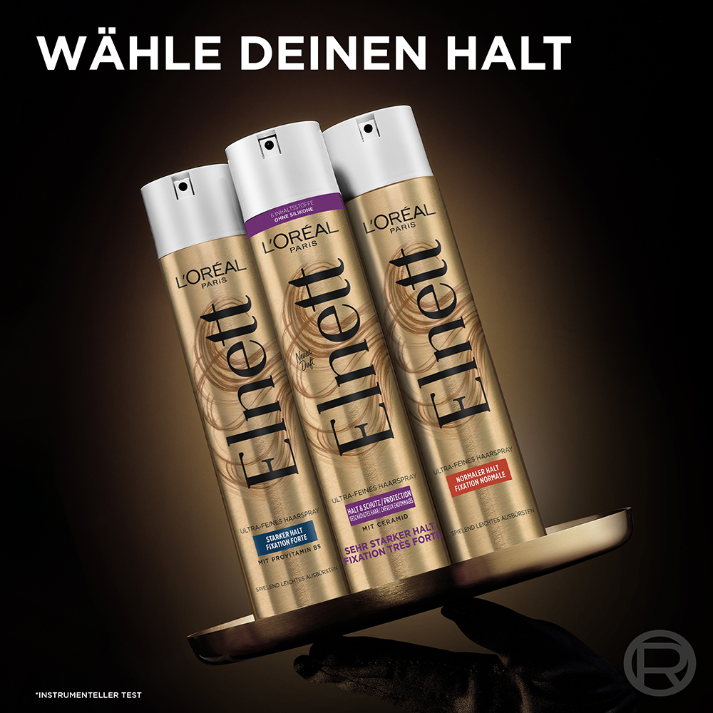 Bild: L'ORÉAL PARIS Elnett Ultra-Feines Haarspray Anti-Gelbstich