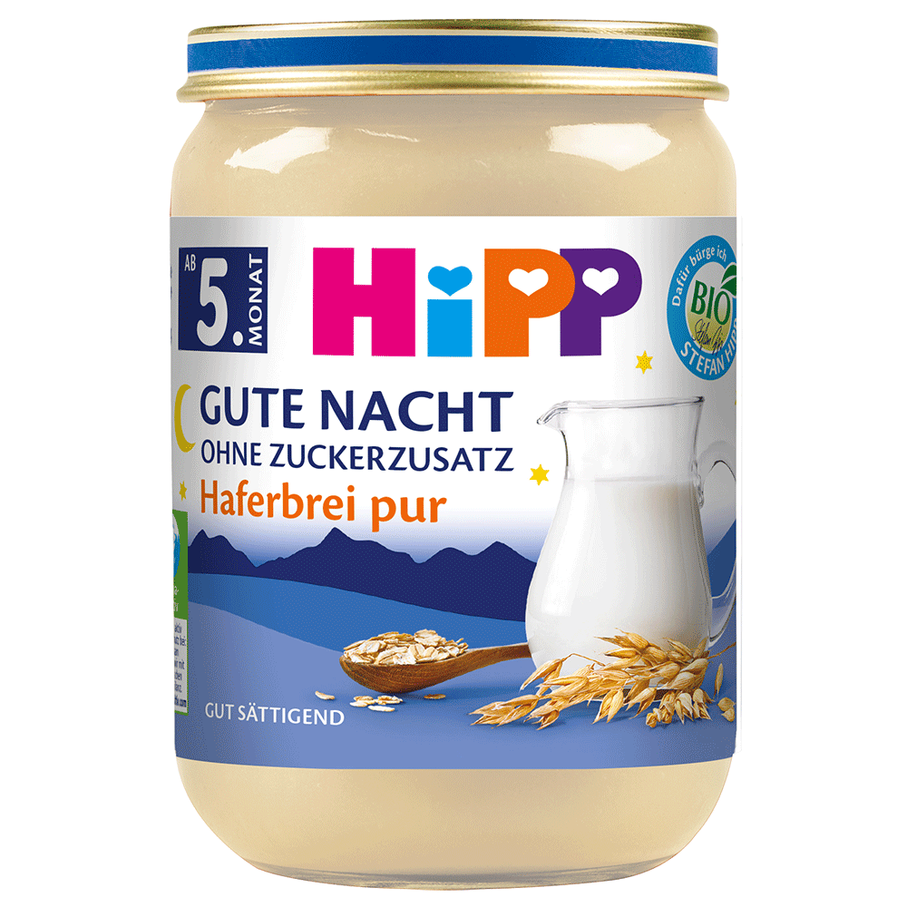 Bild: HiPP Gute Nacht Haferbrei pur