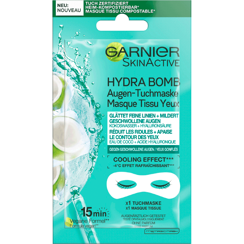 Bild: GARNIER SKIN ACTIVE Hydra Bomb Augen-Tuchmaske