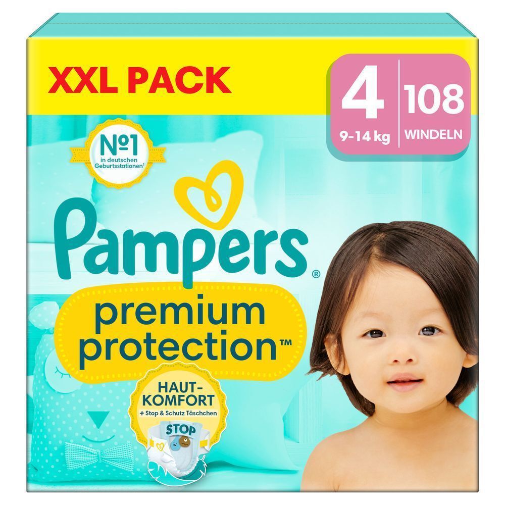 Bild: Pampers Premium Protection Größe 4, XXL PACK