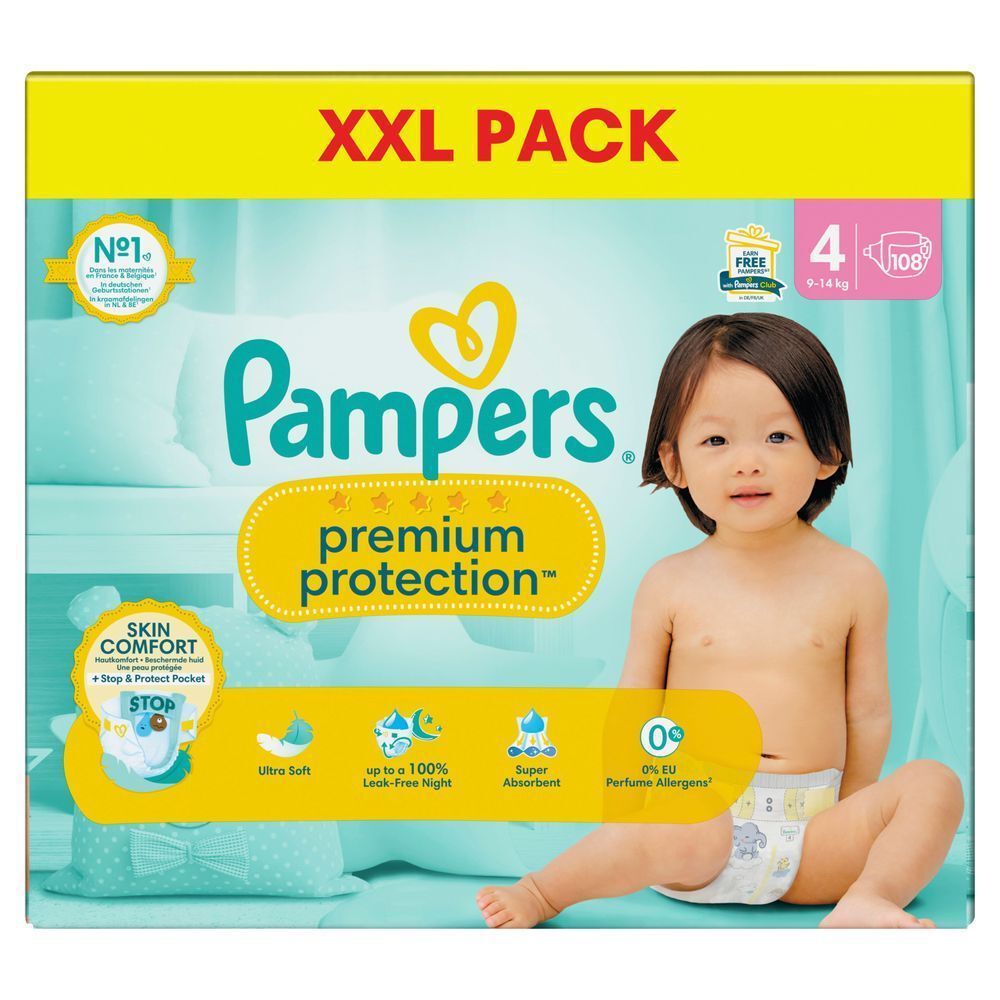 Bild: Pampers Premium Protection Größe 4, XXL PACK