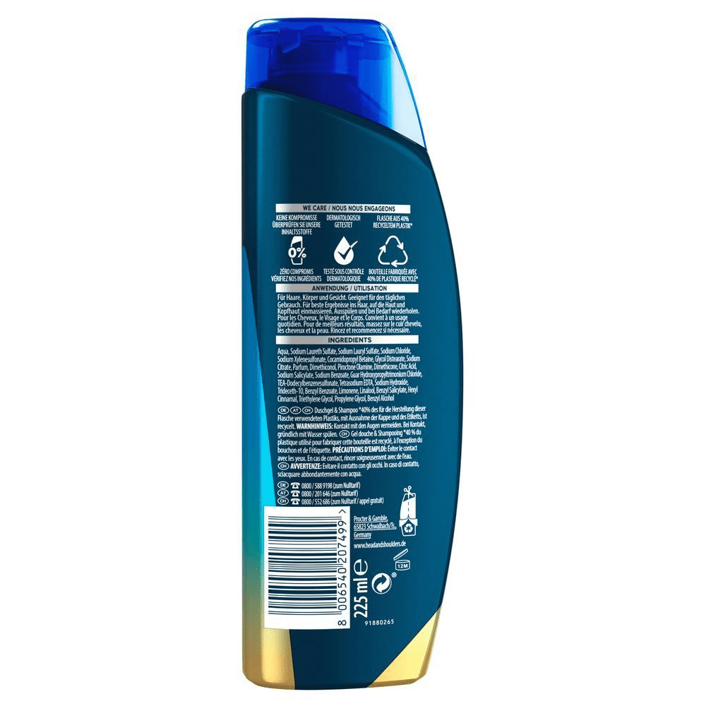 Bild: head & shoulders Dusche Sport