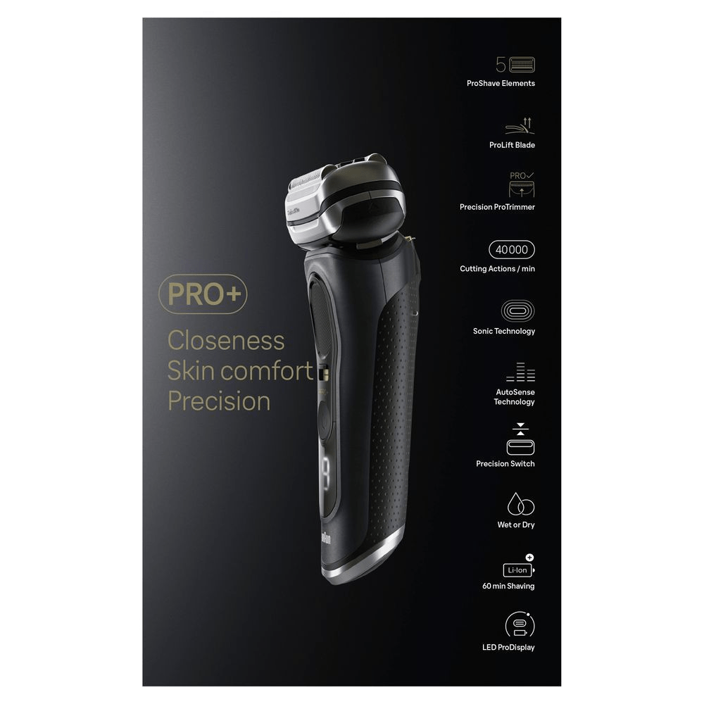 Bild: Braun Series 9 Pro+ Elektrorasierer Schwarz
