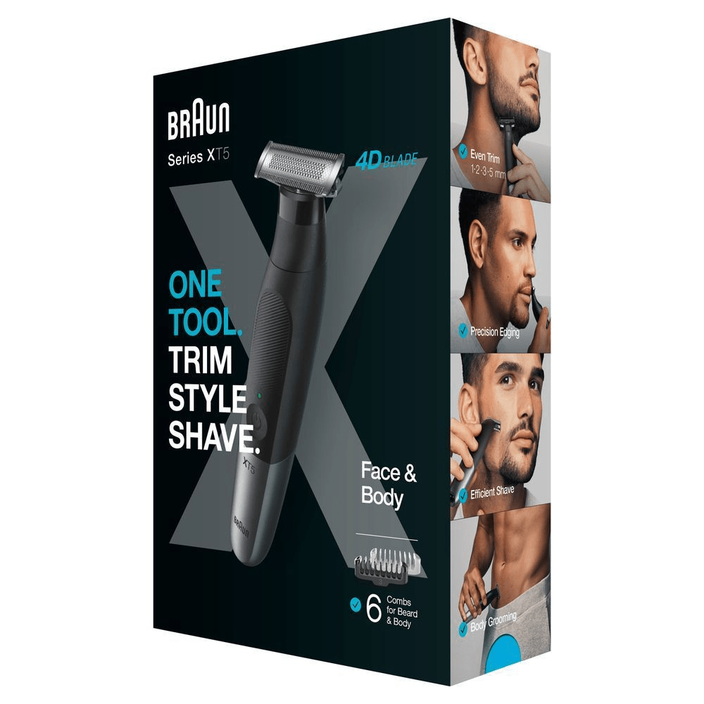 Bild: Braun Series X Barttrimmer und Körperrasierer XT5200