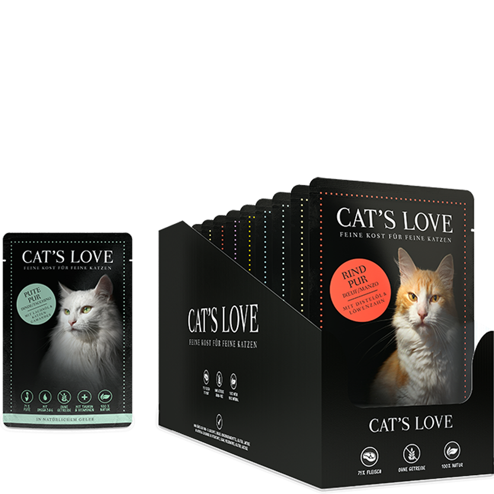 Bild: CAT'S LOVE Multipack Katzenfutter