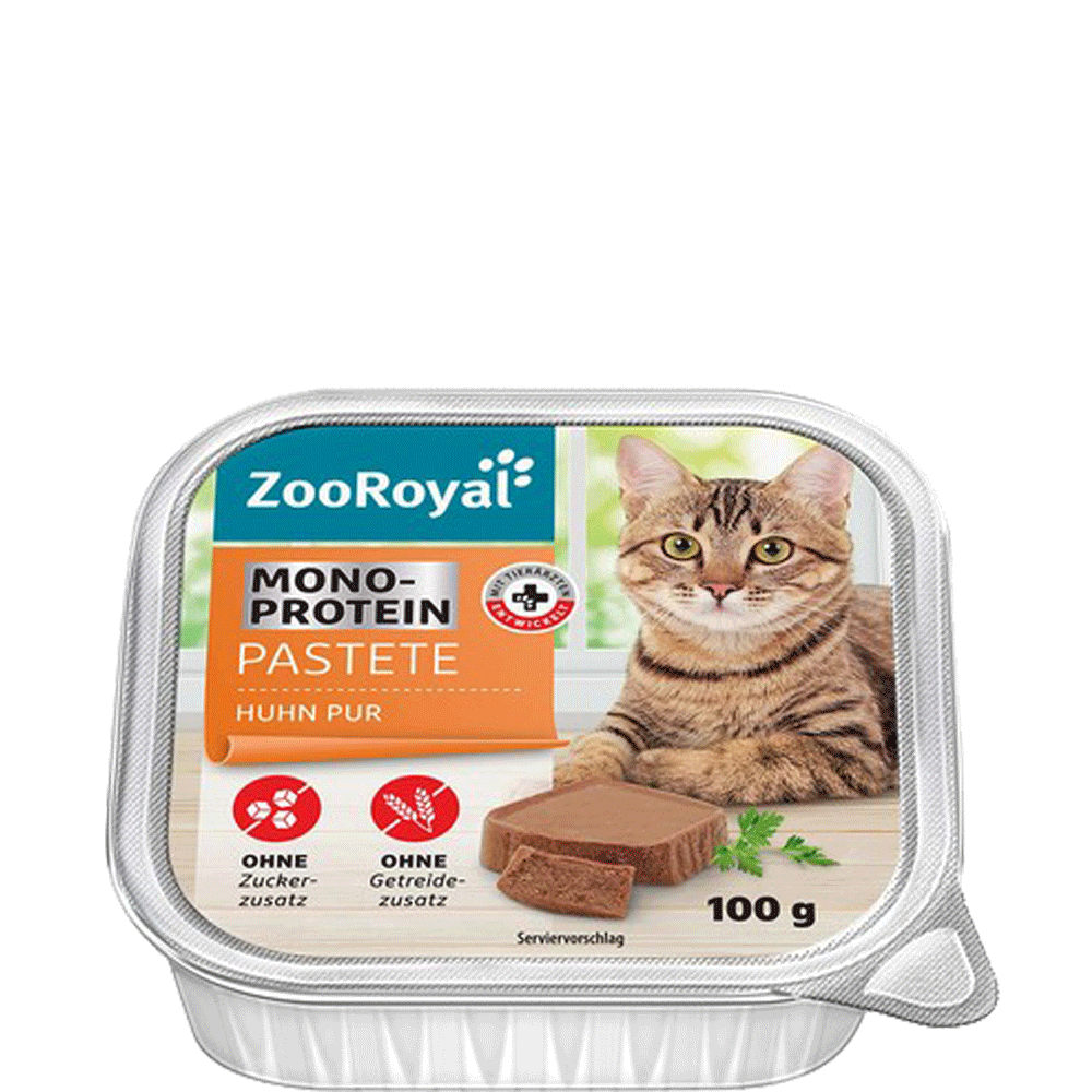 Bild: ZooRoyal Monoprotein Pastete Huhn