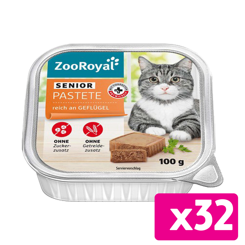 Bild: ZooRoyal Pastete Senior reich an Geflügel