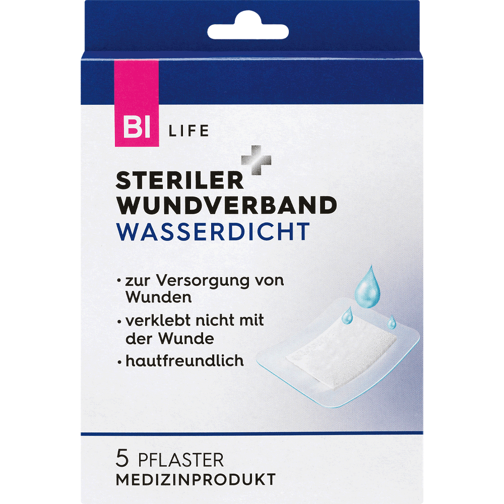 Bild: BI LIFE Steriler Wundverband Wasserdicht