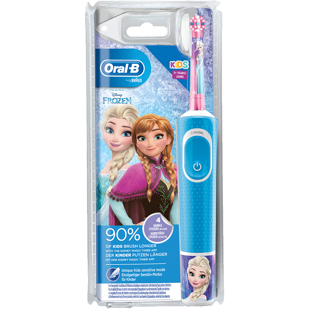 Bild: Oral-B Kids Frozen Elektrische Kinderzahnbürste, Blau