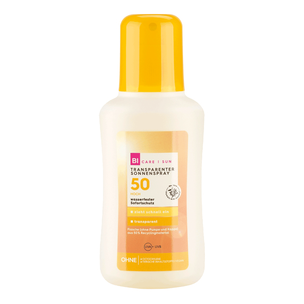 Bild: BI CARE SUN Transparenter Sonnenspray LSF 50