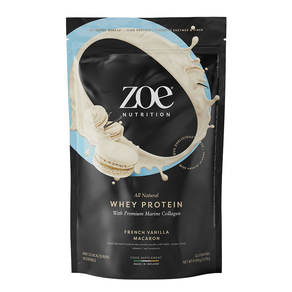 Bild: Zoe Whey Protein French Vanilla Macaron