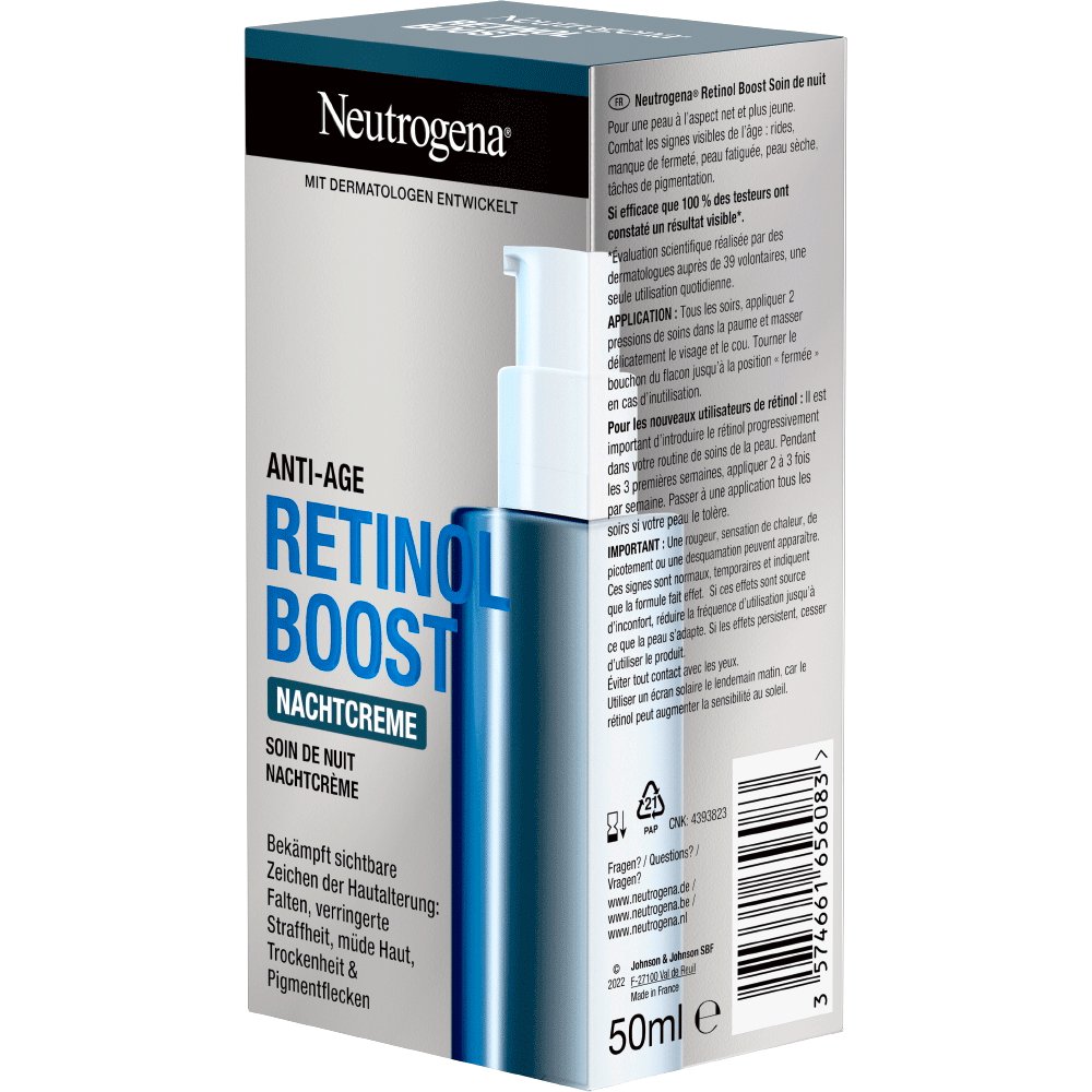Bild: Neutrogena Anti-Age Nachtcreme Retinol Boost