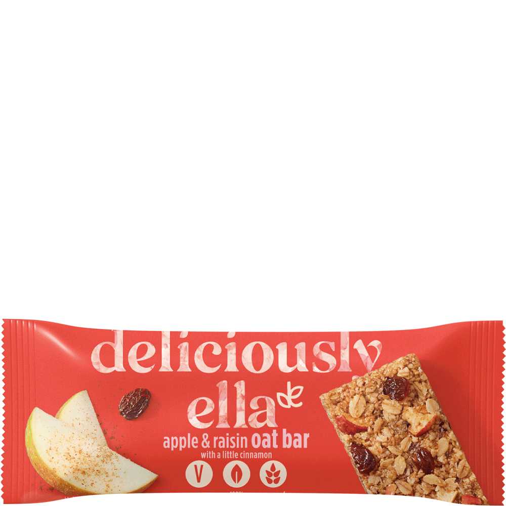 Bild: deliciously ella Apple & Raisin Oat Bar 