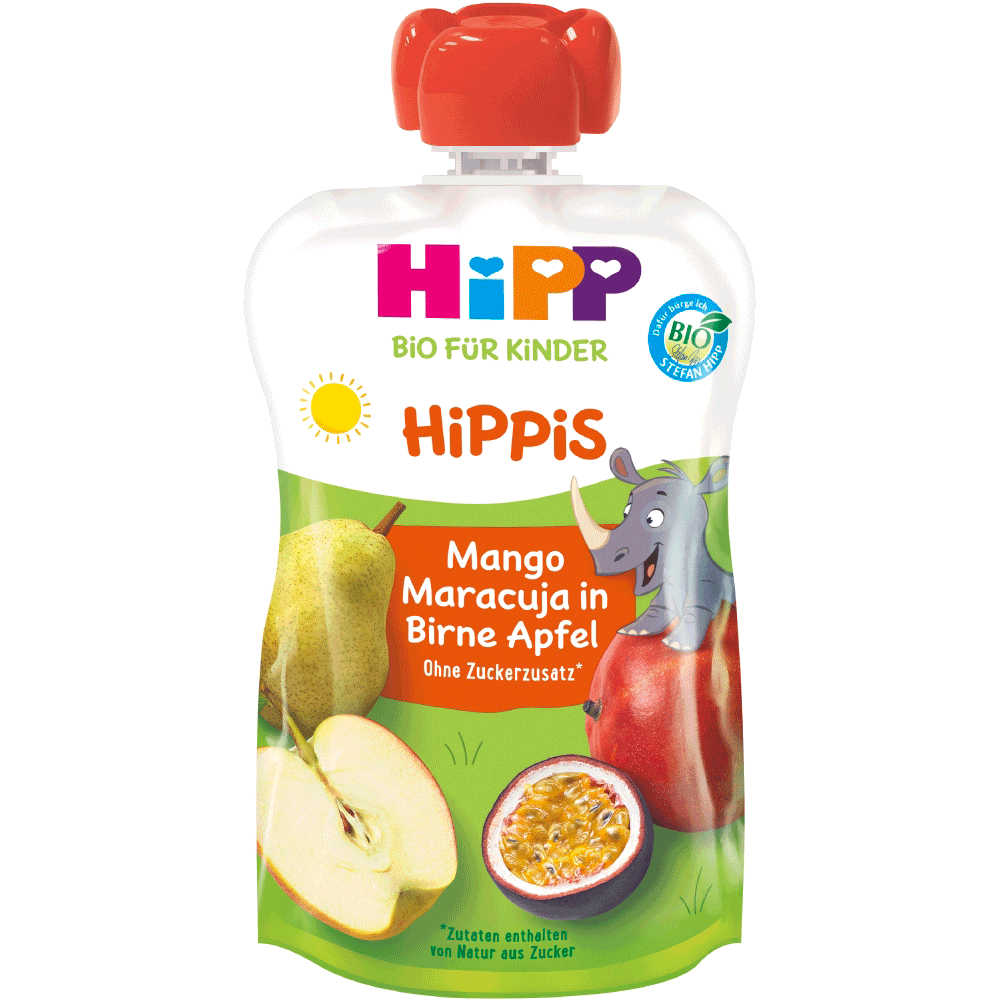 Bild: HiPP Hippis Mango-Maracuja in Birne-Apfel