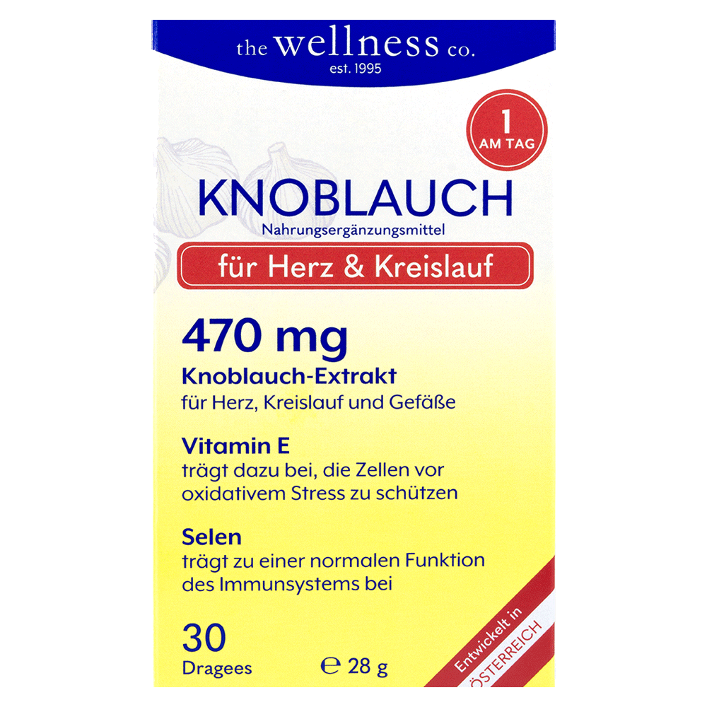 Bild: the wellness co. Knoblauch Kapseln