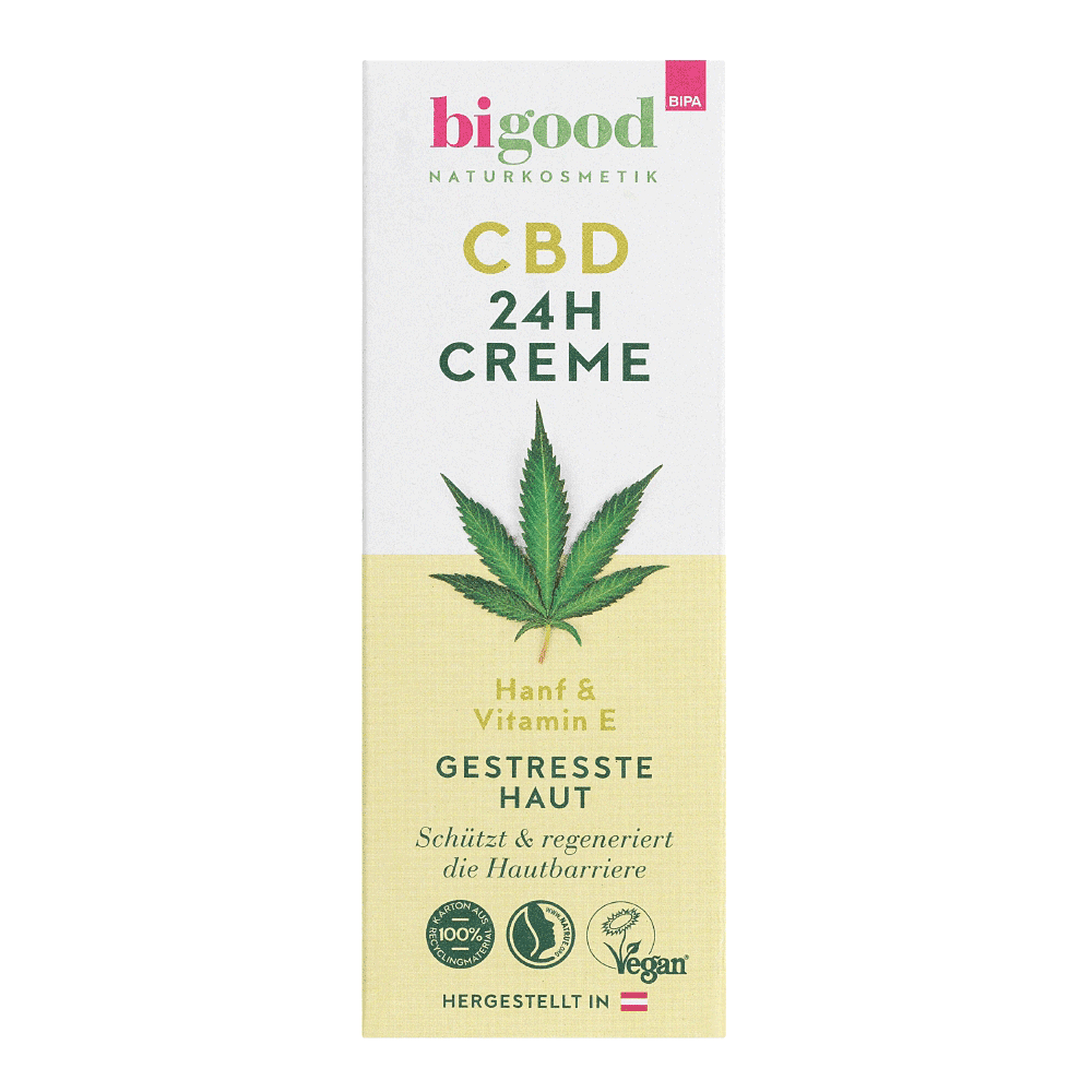 Bild: bi good CBD 24h Creme Hanf