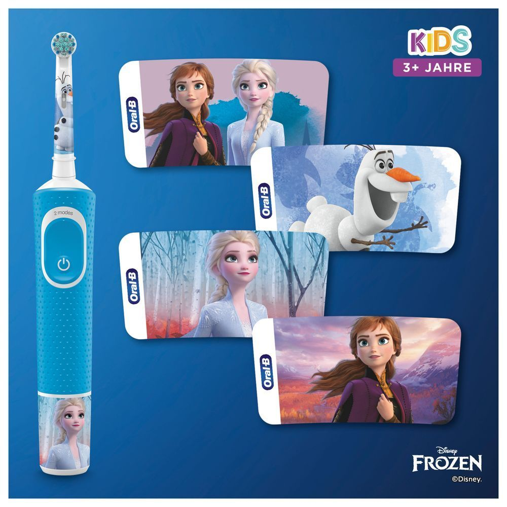 Bild: Oral-B Kids Frozen Elektrische Kinderzahnbürste, Blau