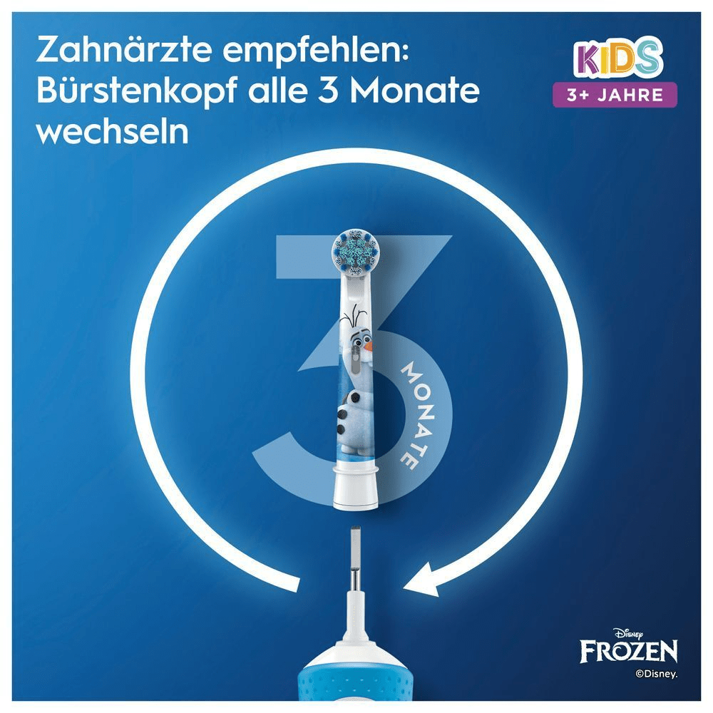 Bild: Oral-B Kids Frozen Elektrische Kinderzahnbürste, Blau
